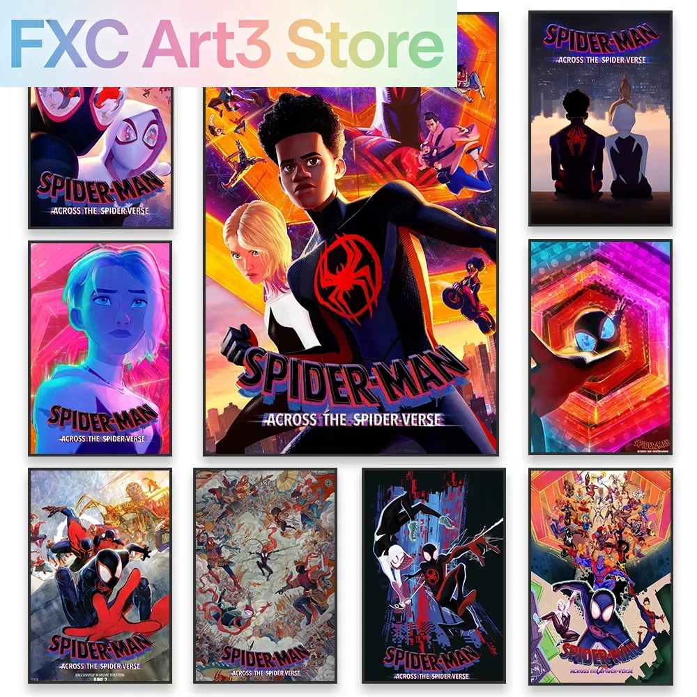 Home Improvement Kids - Bezramowy plakat Marvel Spider-Man: Przez Spider-Verse,