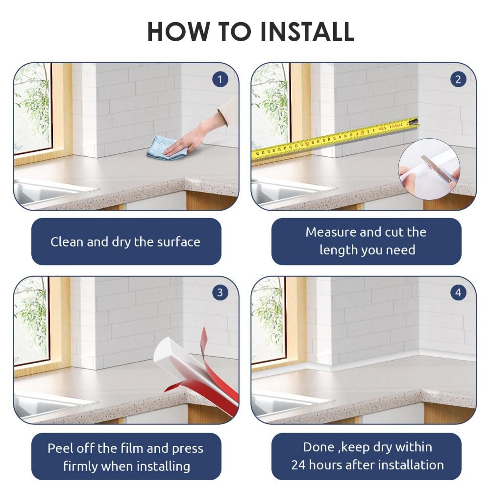 Samoprzylepna, elastyczna list – Baseboard Molding Trim recenzja i cena