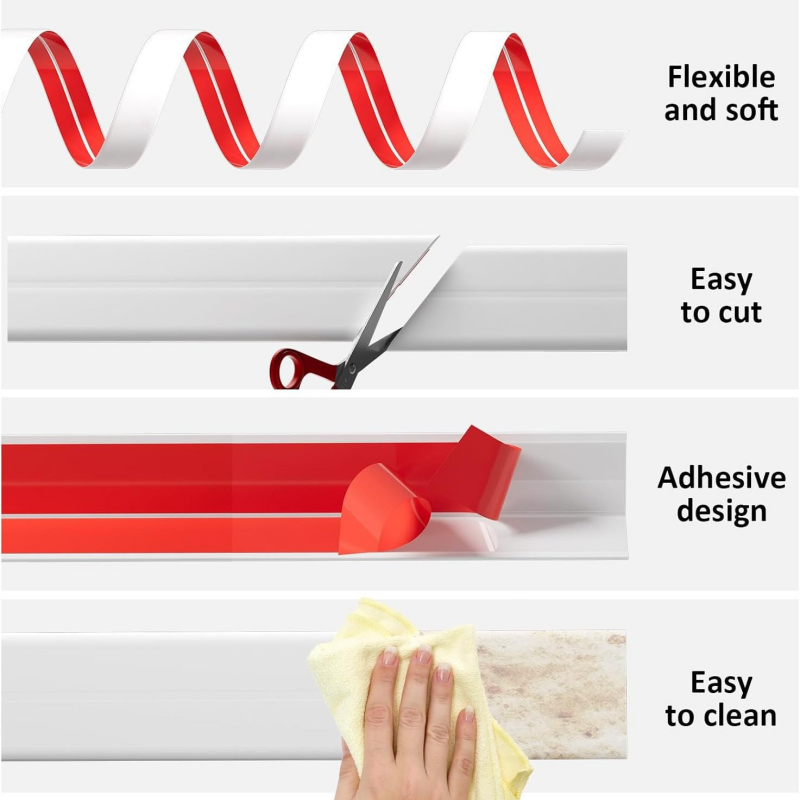 1 Rolka 3 metry x 2 cm Samoprz – Baseboard Molding Trim recenzja i cena