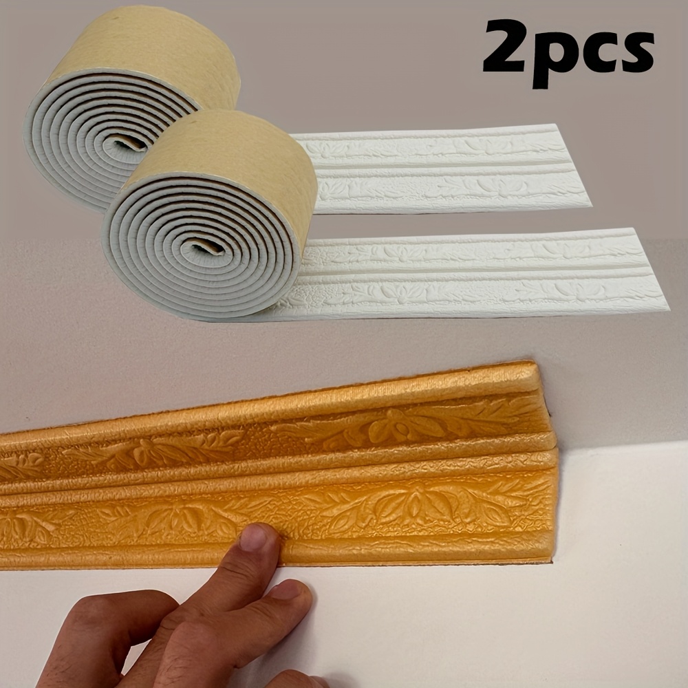2 szt. Samoprzylepne listwy kr – Baseboard Molding Trim recenzja i cena