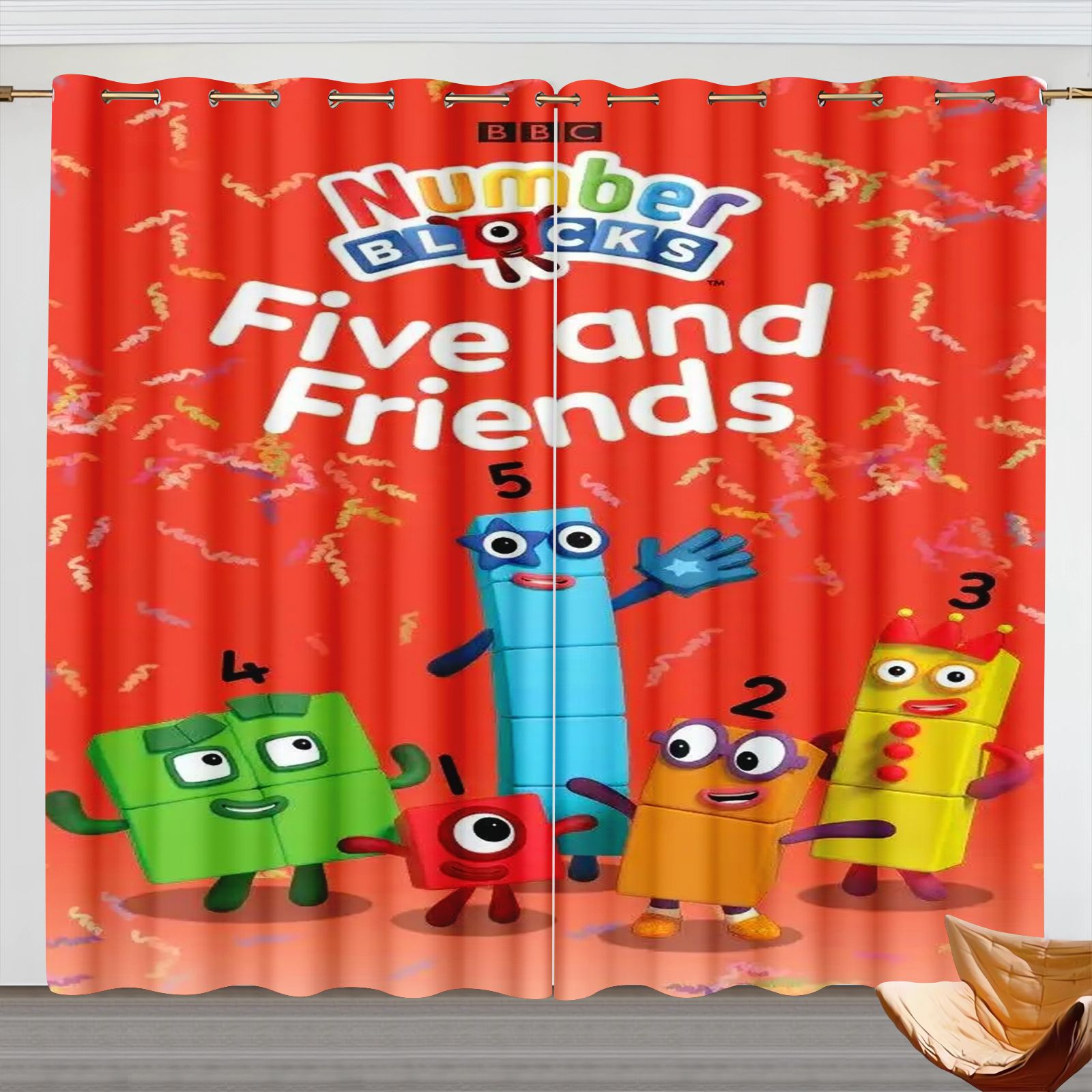 Zasłony z motywem Numberblocks – Home Improvement Kids recenzja i cena